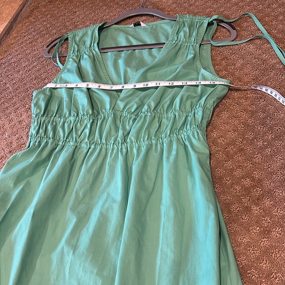 Rails Green Organic Cotton Constitine Self Tie Midi Dress Size Small - Picture 12 of 13